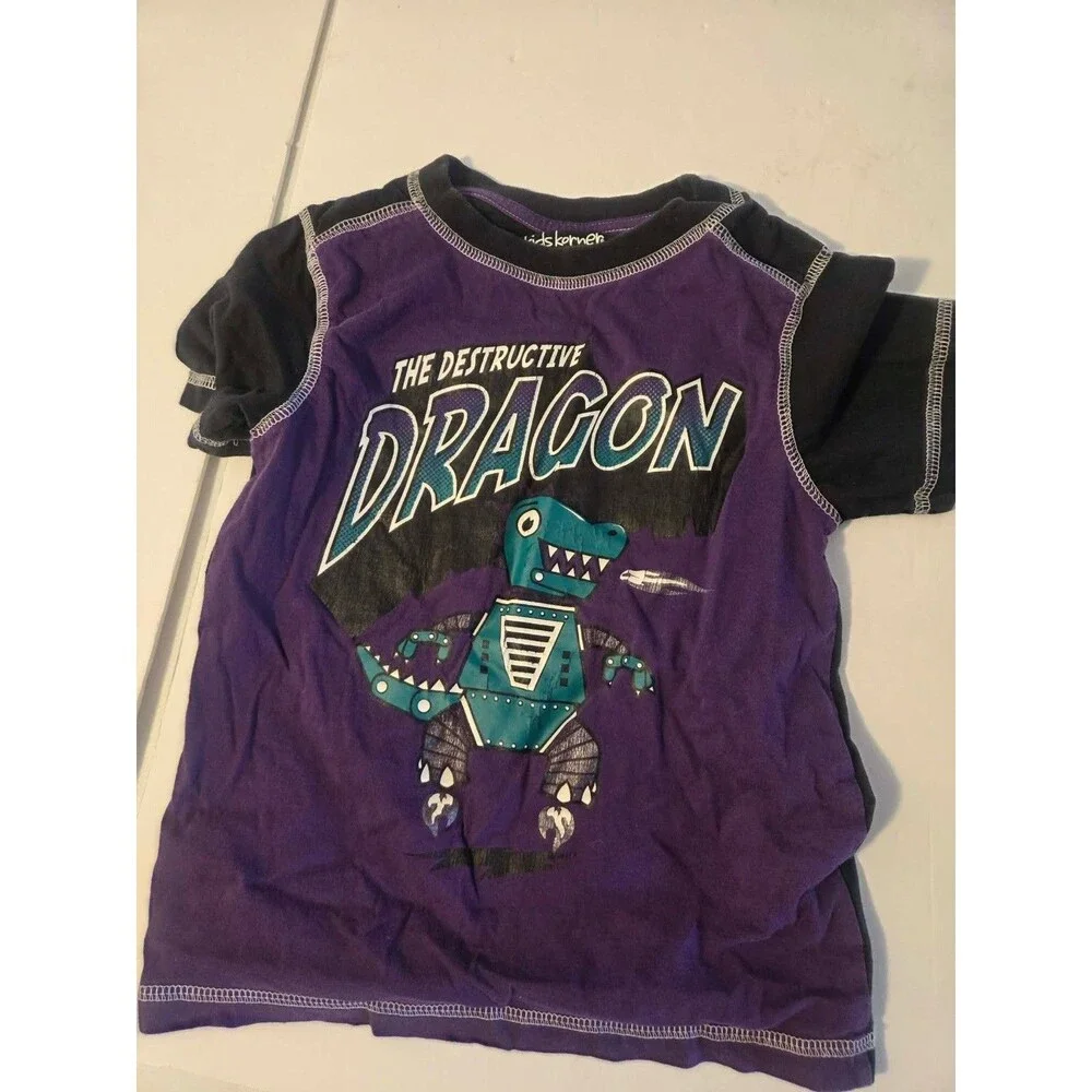 Boys 5/6 Shirt Lot Of 4 Mixed Brands Including Children’s Place And Kids Korner